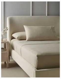 Heritage Cotton Flannelette Sheet Set in Natural