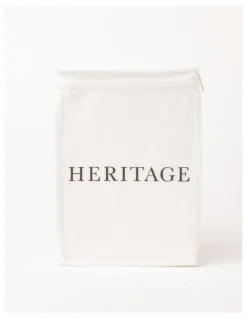 Heritage Cotton Pillow Protector 2 Pack in White