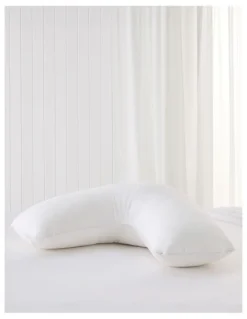 Heritage Curved Pillow in White