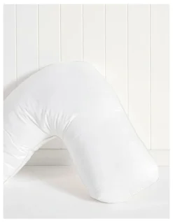 Heritage Curved Pillow in White