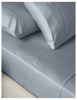 Heritage Diana 400TC Egyptian Cotton Sateen Sheet Set in Baby Blue