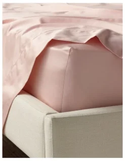 Heritage Diana 400TC Egyptian Cotton Sateen Sheet Separates in Pink