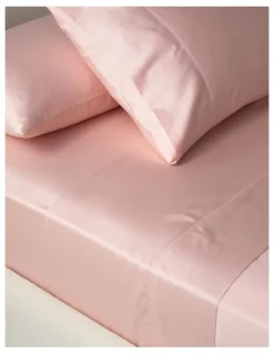 Heritage Diana 400TC Egyptian Cotton Sateen Sheet Separates in Pink