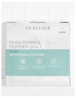 Heritage 85/15 Duck Down and Feather Quilt