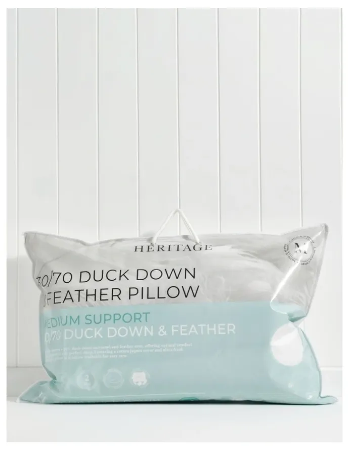 Heritage 30/70 Duck Down and Feather Pillow