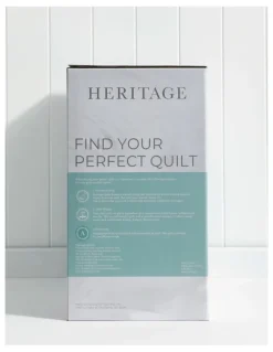 Heritage 30/70 Duck Down & Feather Quilt