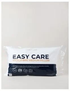Heritage Easy Care Microfibre Pillow Medium