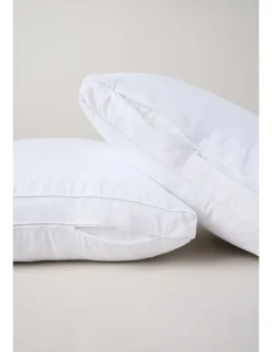 Heritage Easy Care Soft Touch Quilted European Pillow Protector 2 Pack