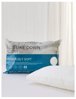 Heritage Feels Like Down Pillow in White