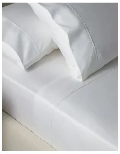 Heritage Finest Cotton 1000TC Sheet Set White