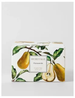 Heritage Floraverde Large Candle 400g in English Pear
