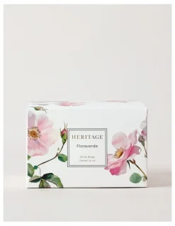 Heritage Floraverde Large Candle 400g in Wild Rose