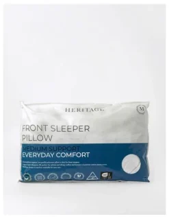 Heritage Front Sleeper Pillow in White
