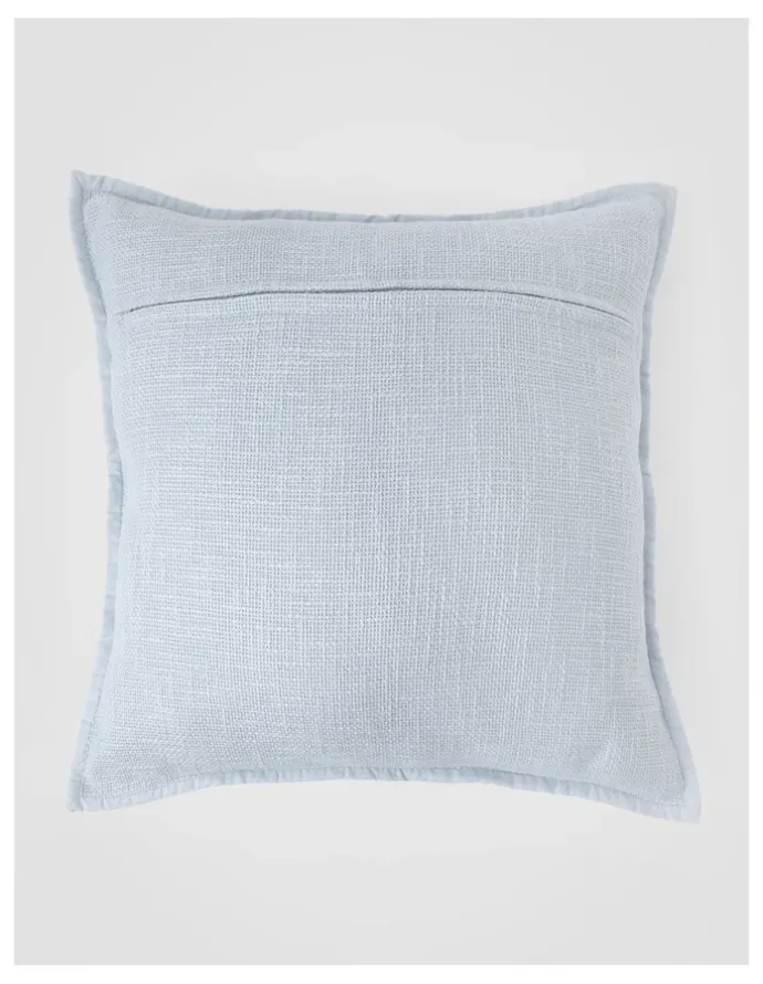 Heritage Granada Cotton Cushion in Light Blue