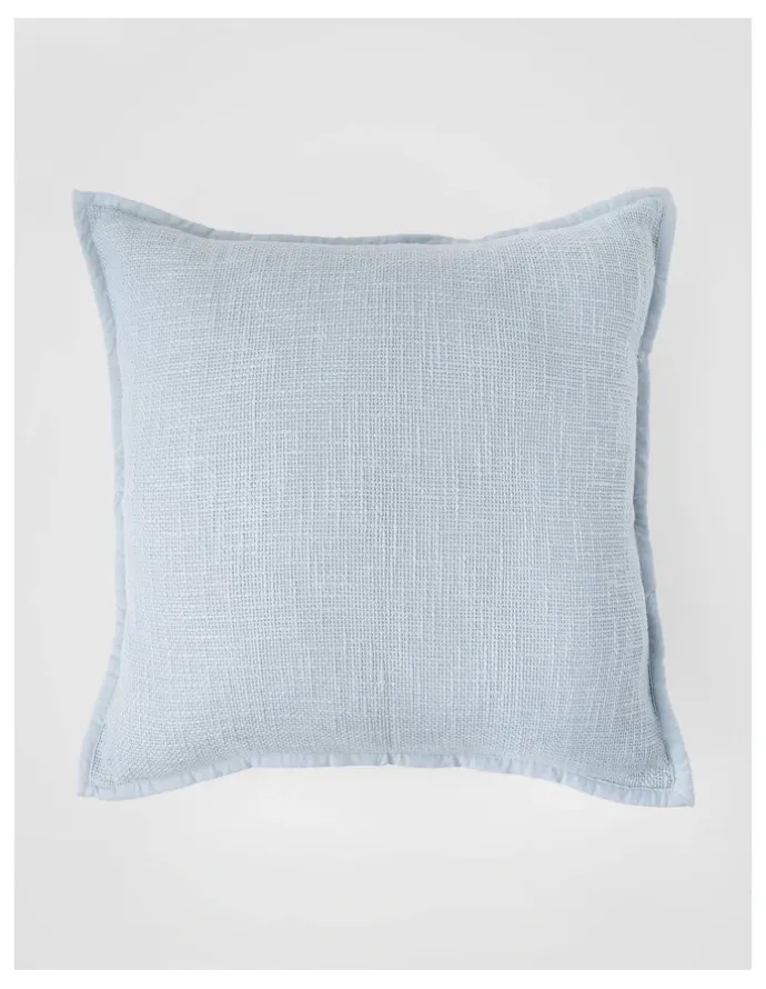 Heritage Granada Cotton Cushion in Light Blue