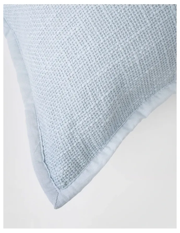 Heritage Granada Cotton Cushion in Light Blue
