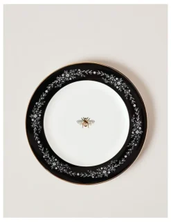 Heritage Honey Bee 12pc Dinner Set in Black/Gold