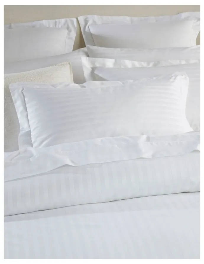 Heritage Hotel Collection 500TC Cotton Jacquard Quilt Cover Set in White
