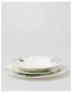 Heritage Hydrangea 12pc Dinner Set in Multicolour