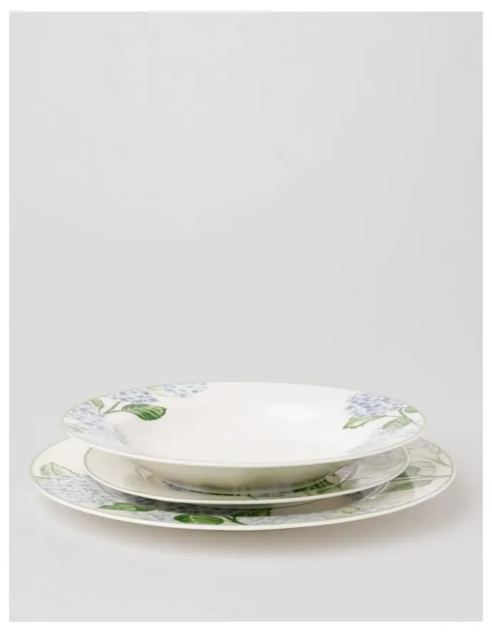 Heritage Hydrangea 12pc Dinner Set in Multicolour