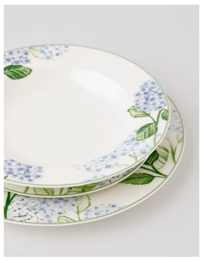 Heritage Hydrangea 12pc Dinner Set in Multicolour