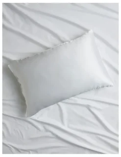 Heritage Luxe Silk Pillowcase in White