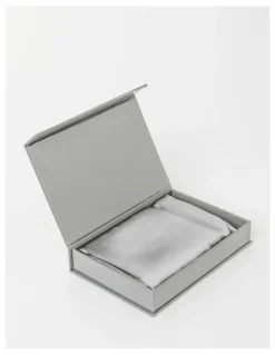 Heritage Luxe Silk Pillowcase in Silver