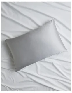 Heritage Luxe Silk Pillowcase in Silver