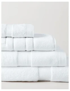 Heritage Luxury Egyptian Towel Range in White