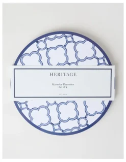 Heritage Mazarine Placemats Set of 4