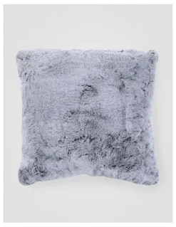 Heritage Oslo Faux Fur Cushion Grey