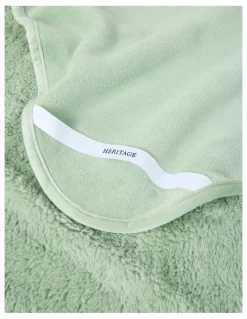 Heritage Reversible Sherpa Blanket in Sage