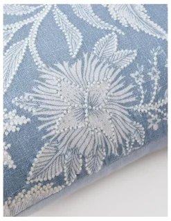 Heritage Sabine Cushion in Blue