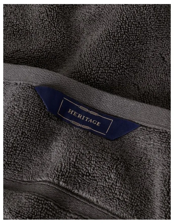 Heritage Super Plush Cotton Towels in Charcoal
