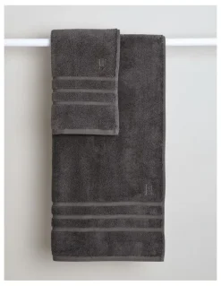 Heritage Super Plush Cotton Towels in Charcoal