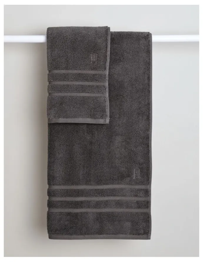 Heritage Super Plush Cotton Towels in Charcoal
