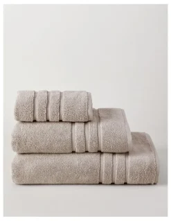 Heritage Super Plush Cotton Towels in Silver