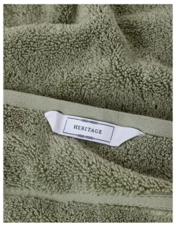 Heritage Super Plush Cotton Towels in Sage Green
