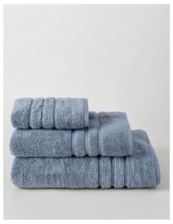 Heritage Super Plush Towels in Mid Blue