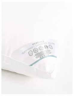 Heritage Supersoft Gusseted Pillow in White