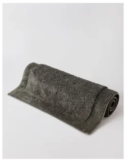 Heritage Sylvia Bath Mat in Charcoal