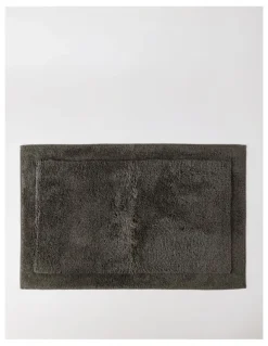 Heritage Sylvia Bath Mat in Charcoal