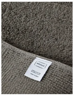 Heritage Sylvia Bath Mat in Charcoal