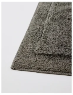Heritage Sylvia Bath Mat in Charcoal
