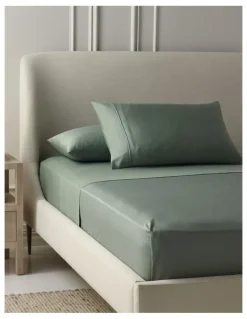 Heritage 1000TC Egyptian Cotton Blend CVC Sheet Set in Sage