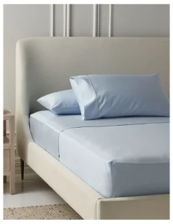 Heritage 1000TC Finest Cotton Sheet Set in Baby Blue