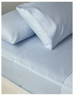 Heritage 1000TC Finest Cotton Sheet Set in Baby Blue