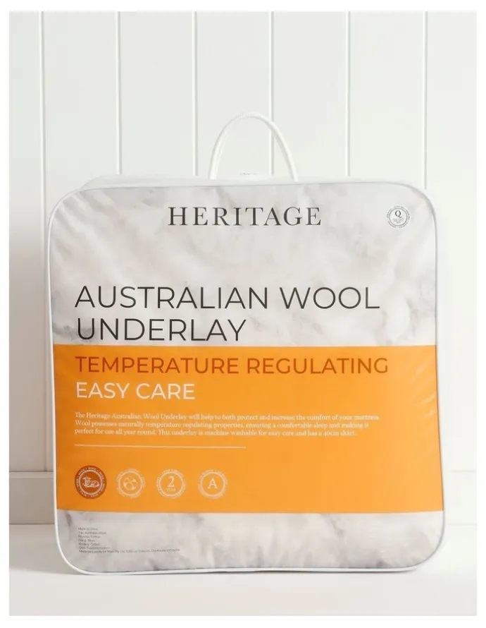 Heritage Wool Underlay in White