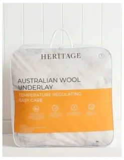 Heritage Wool Underlay in White