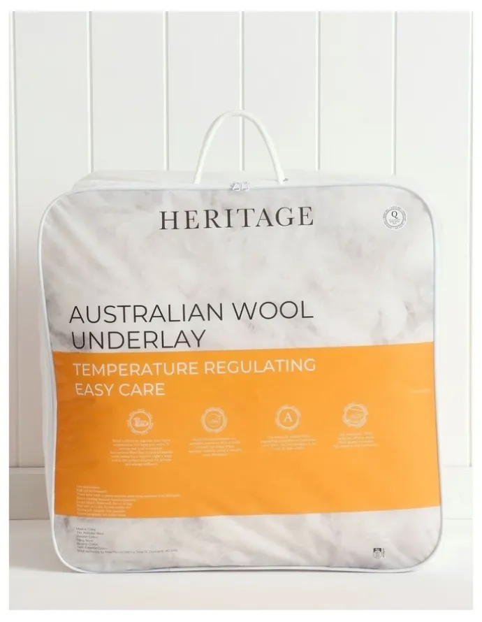 Heritage Wool Underlay in White